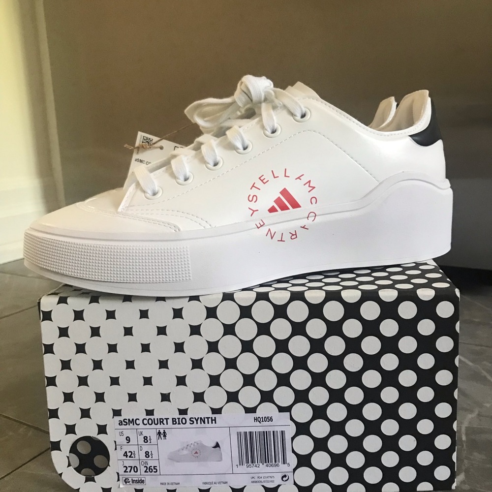 Adidas by Stella McCartney Logo Court Trainers - NWT